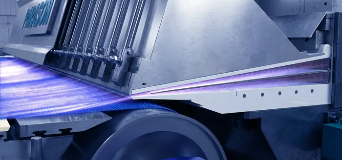 Parason hydraulic headbox for a duplex board making machine