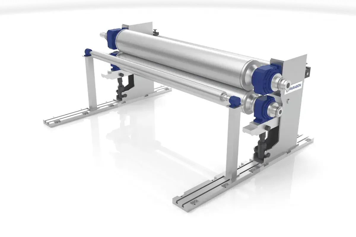 Parason machine calender — paper surface smoothing and thickness control