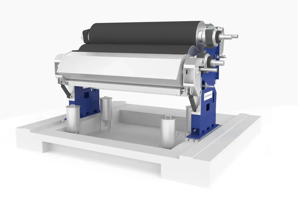 Parason film press for surface sizing on paper machine