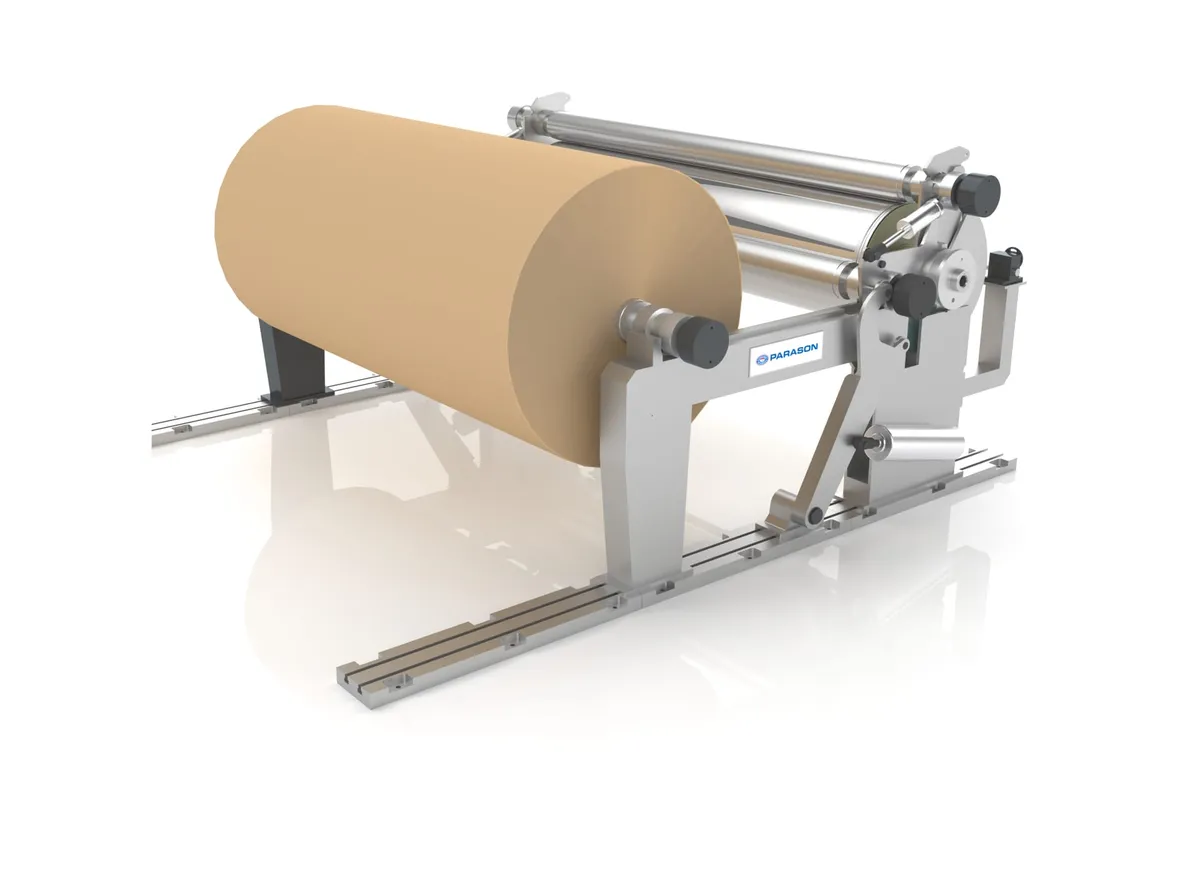 Parason pope reel for winding tissue paper parent rolls