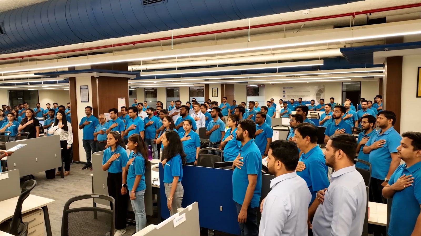 Local de trabalho e equipe Parason 1