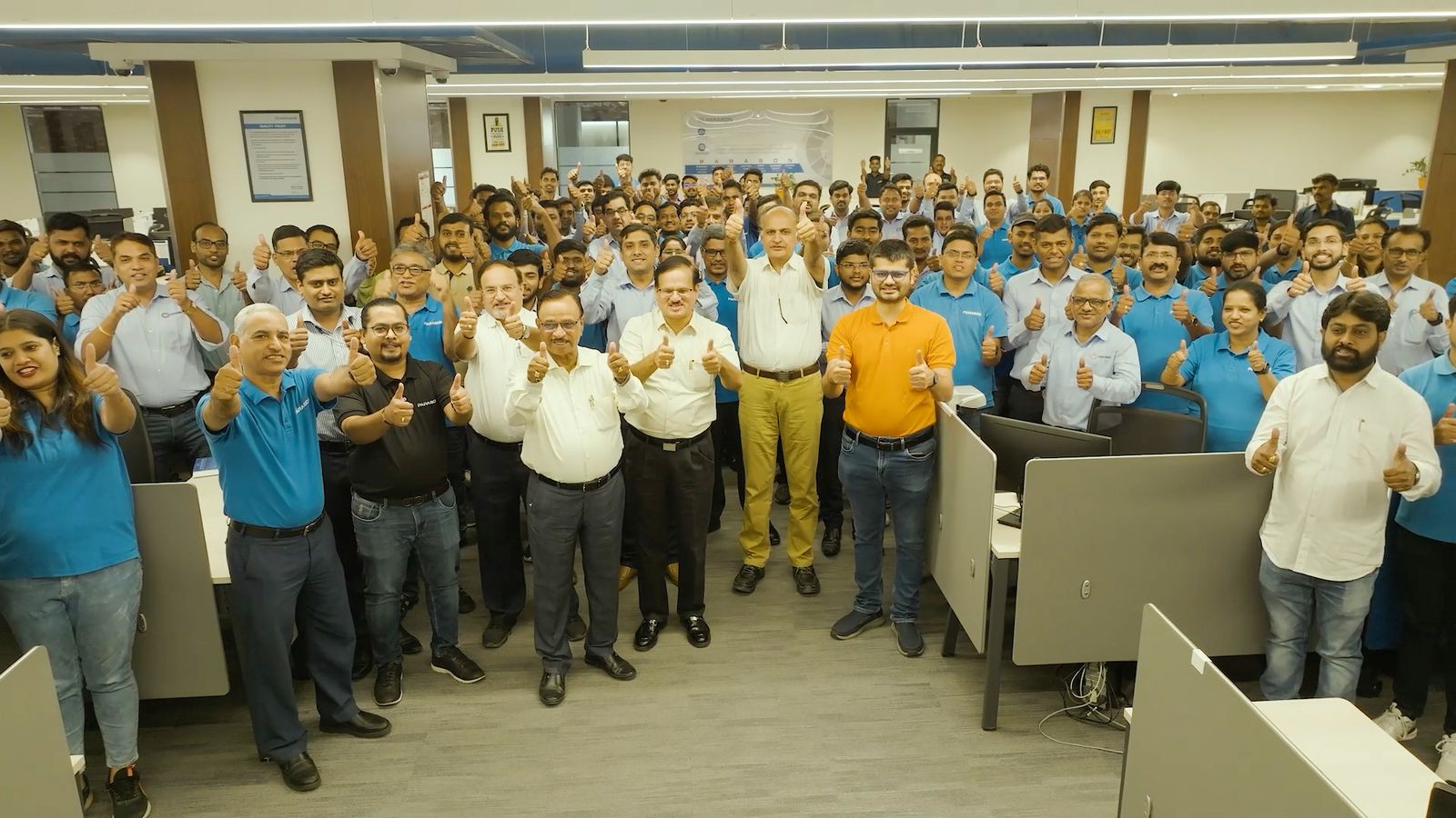 Local de trabalho e equipe Parason 2