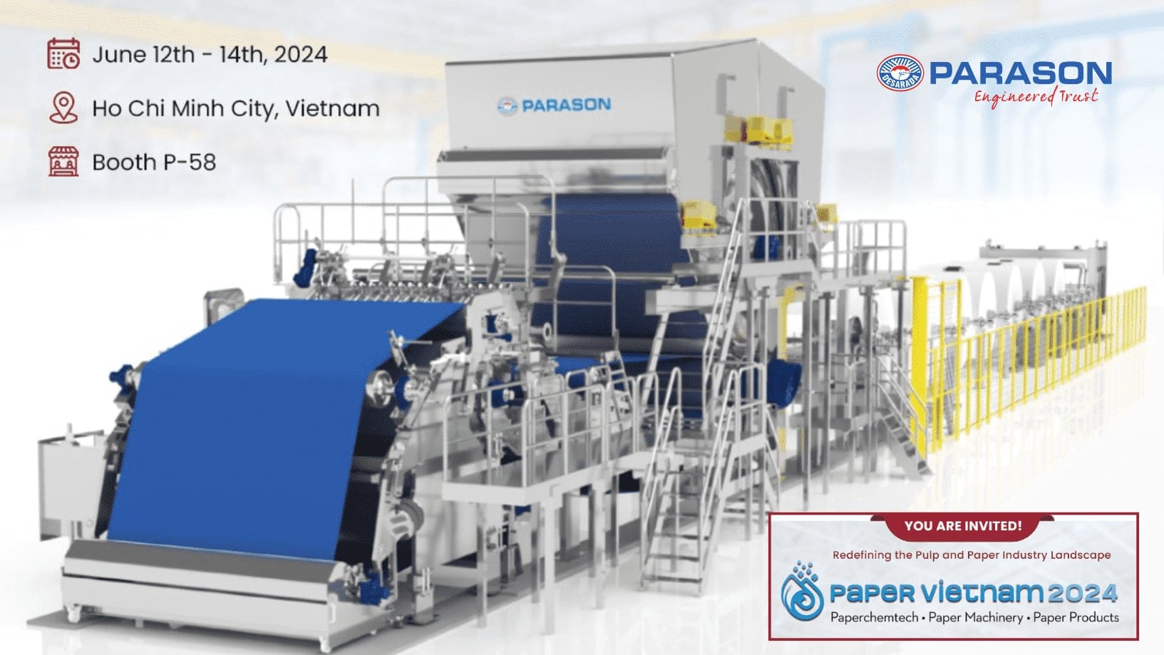 Parason Machinery na Paper Vietnam 2024