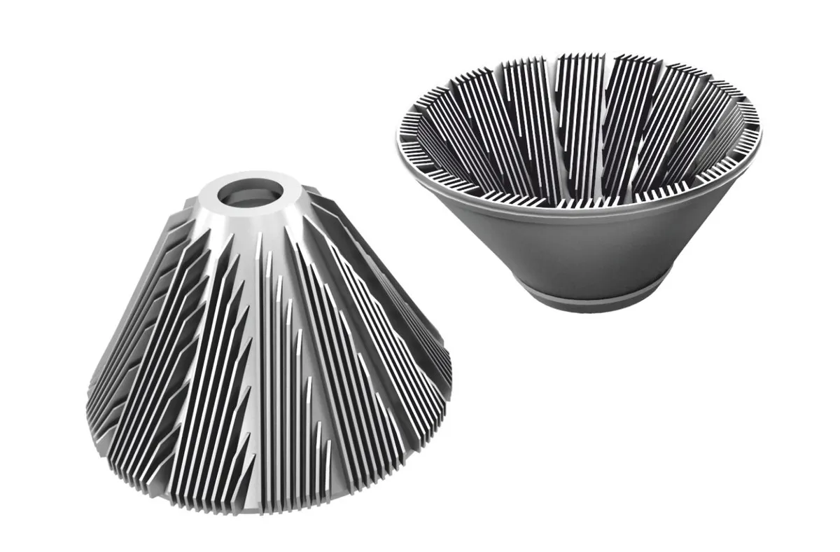 Parason conical monoblock fillings showing cone and bowl type designs for various refiner models