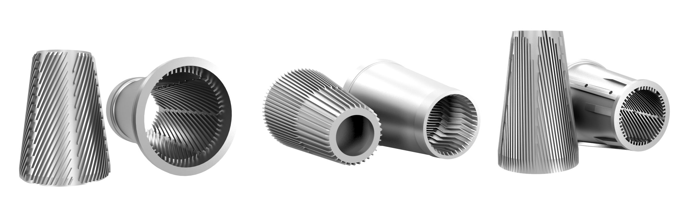 Parason Low Angle Monoblock Fillings for conical refiners — Jordan 1R, 2R, 3R, Jones