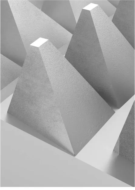 Disperser disc tooth surface before QST showing smooth finish that causes vibration