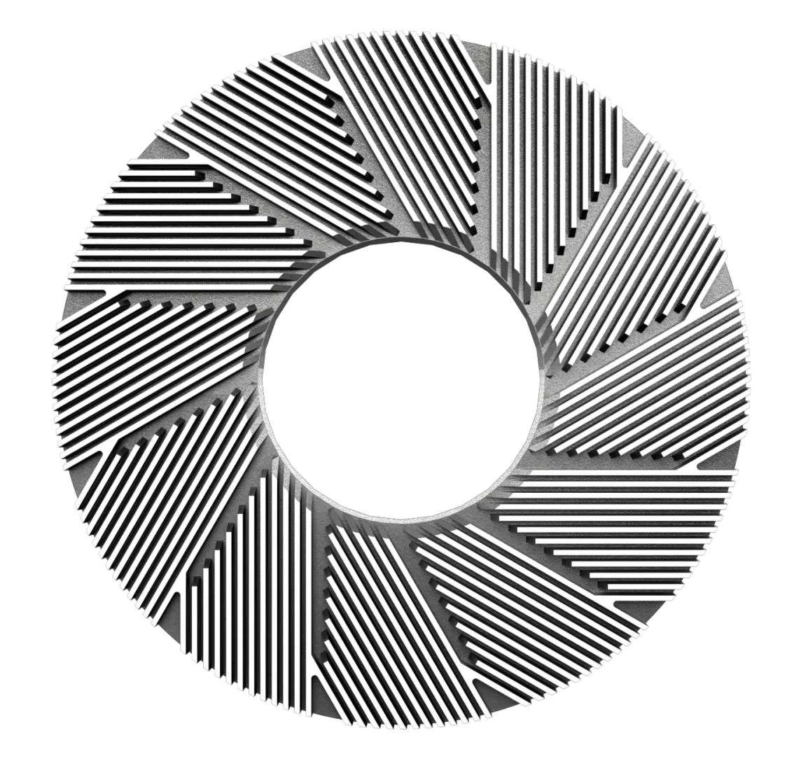 Finedge Cast refiner plate manufactured with advanced foundry casting and CNC technology by Parason